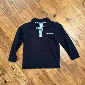 Bella Bliss navy long sleeve pullover boys size 7
